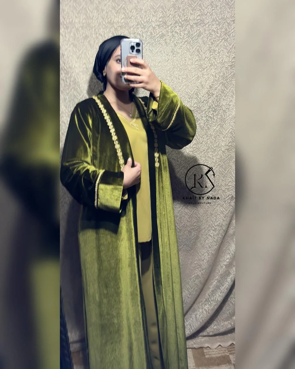 Nuit Élégante- Jabadour Chic avec Kimono Fluide | Khaït