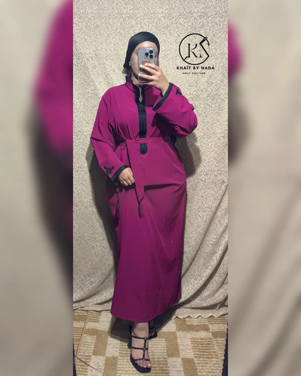 Abaya Longue Fluide – Élégance Intemporelle | Khaït