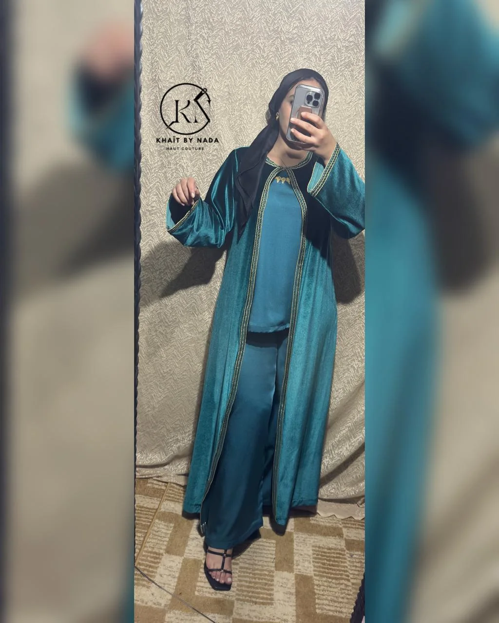 Velours Royal- ensemble Raffinée – Collection Élégance | Khaït