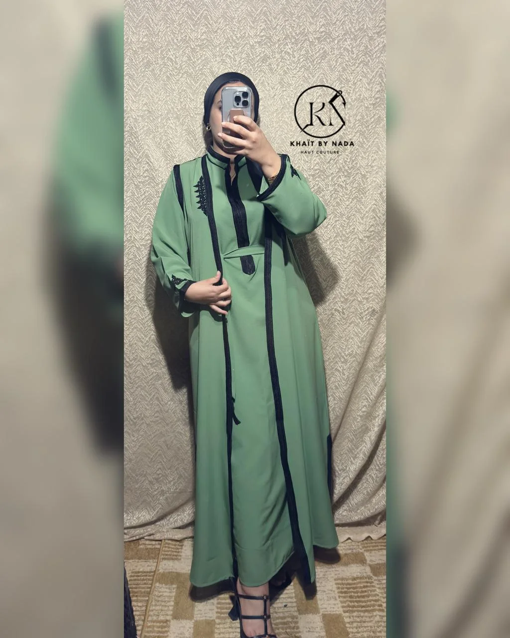 Abaya Longue Fluide – Élégance Intemporelle | Khaït