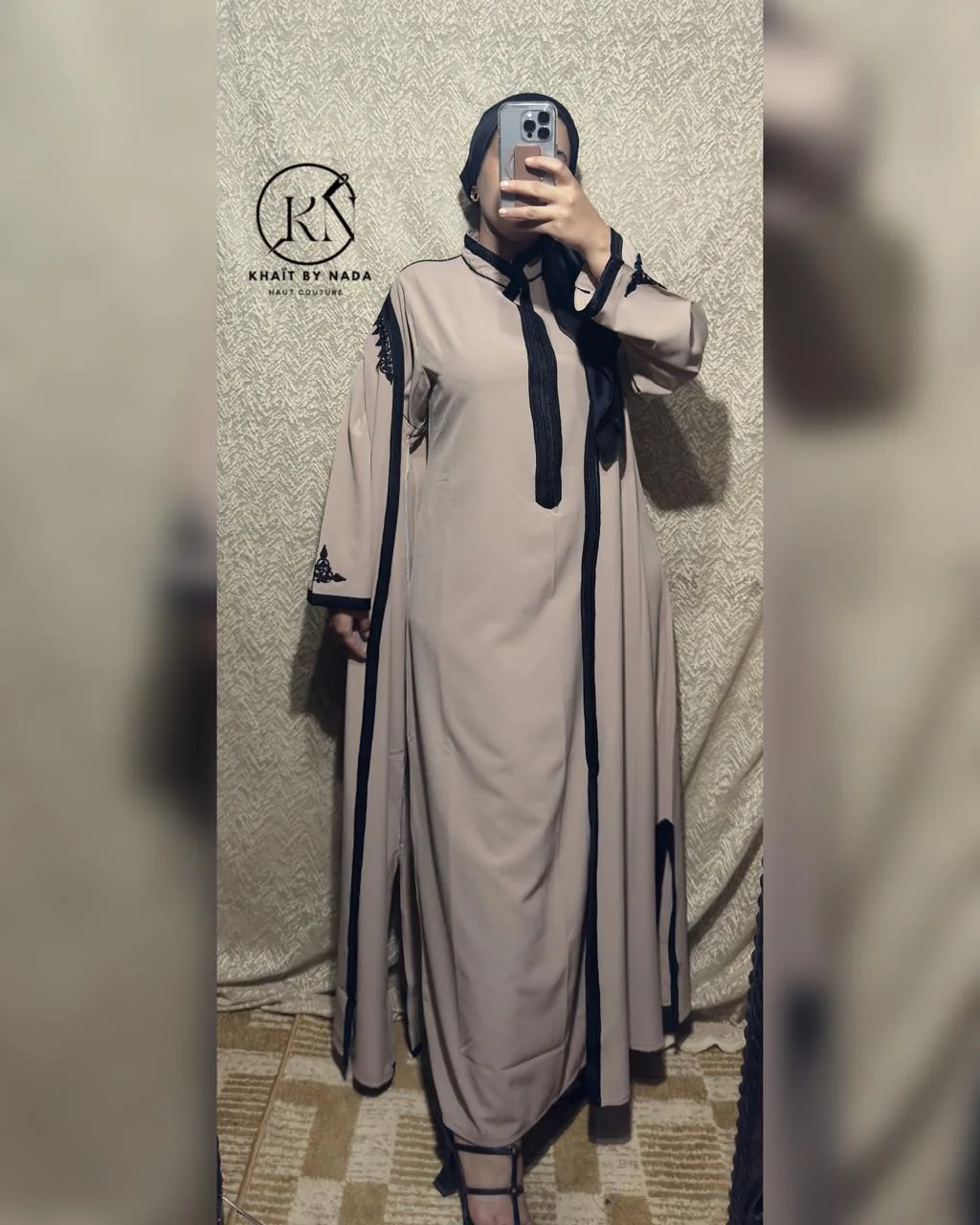 Abaya Longue Fluide – Élégance Intemporelle | Khaït – Élégance Intemporelle | Khaït