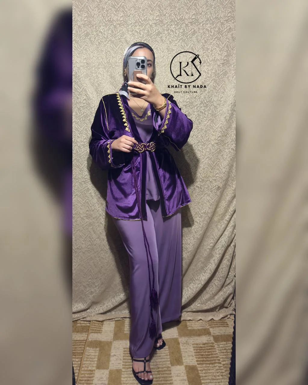 Rêve d’Orient- Jabadour Moderne avec Kimono – Élégance Marocaine | Khaït