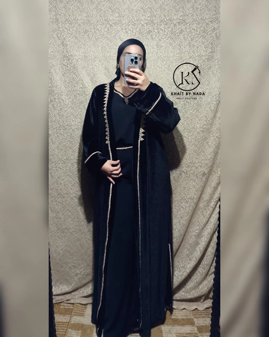 Nuit Élégante- Jabadour  Chic avec Kimono Fluide  | Khaït