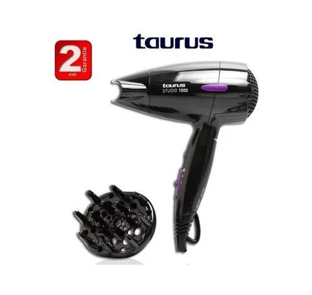 Taurus Sèche-Cheveux Pliable Studio 1500 - noir/Violet