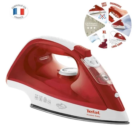 Tefal Fer vapeur ACCESS EASY FV1533L0 - 2100W - Semelle Ceramic, système anti-calc