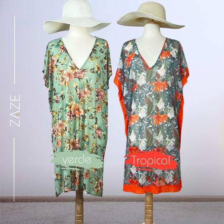 Pack Duo Tropical – 2 Robes de Plage