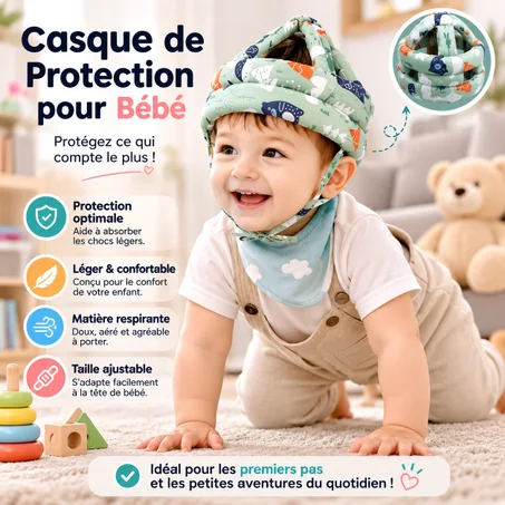 Casque de protection pour votre bébé ✨