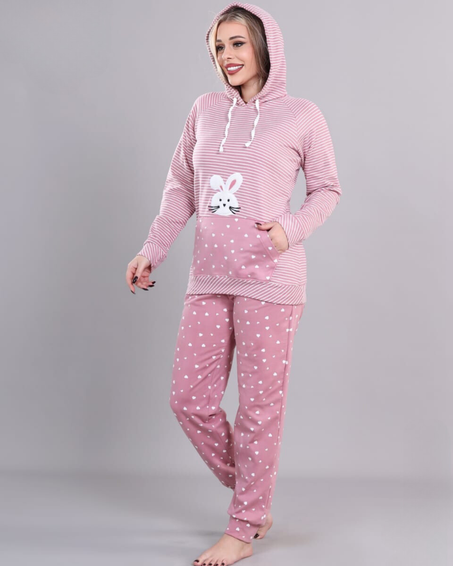 بيجامة قطيفة شتوي