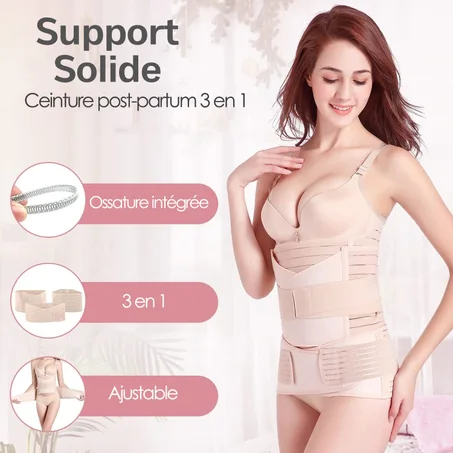 Ceinture post-partum 3 en 1