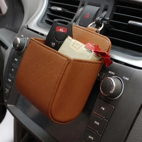 Porte-monnaie Universel Pour Voiture – En Plastique Noir, Dimensions 11,5x4x3,5 Cm – Range Pièces, Cartes, Console Centrale