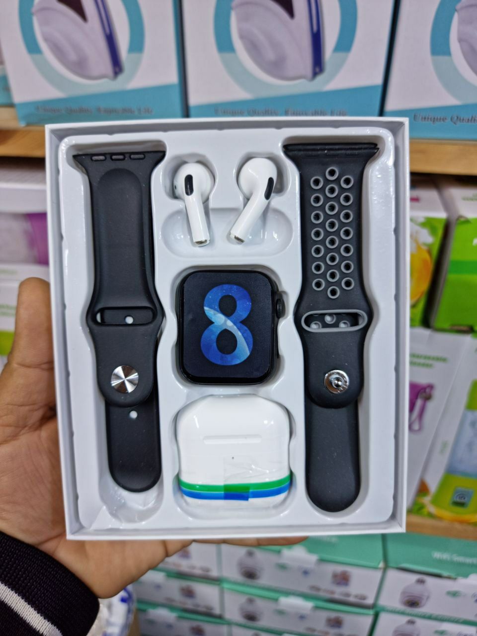 حزمة * ساعة سامارت + ECOUTEURS BLUETOOTH