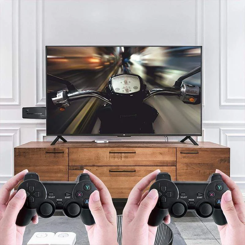 وحدة ألعاب فيديو اتش دي 4K، بها 10000 لعبة ممتعة، حتى تتمكن من الاستمتاع بألعاب الطفولة