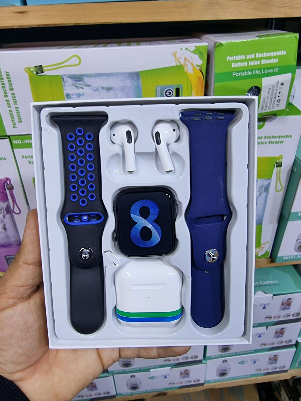 حزمة * ساعة سامارت + ECOUTEURS BLUETOOTH