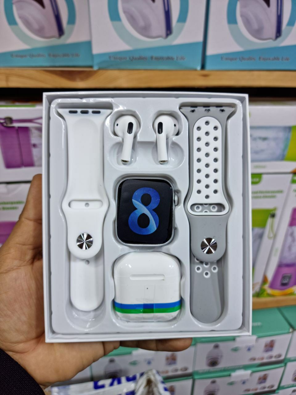 حزمة * ساعة سامارت + ECOUTEURS BLUETOOTH