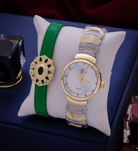 Montre  et bracelet en cuir