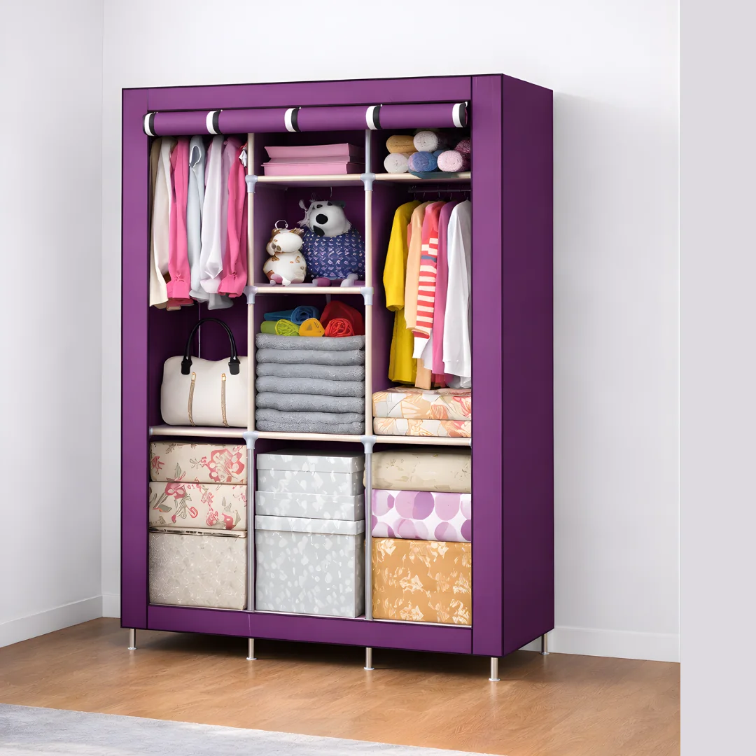 خزانة تنظيم ذكية مع رف أحذية