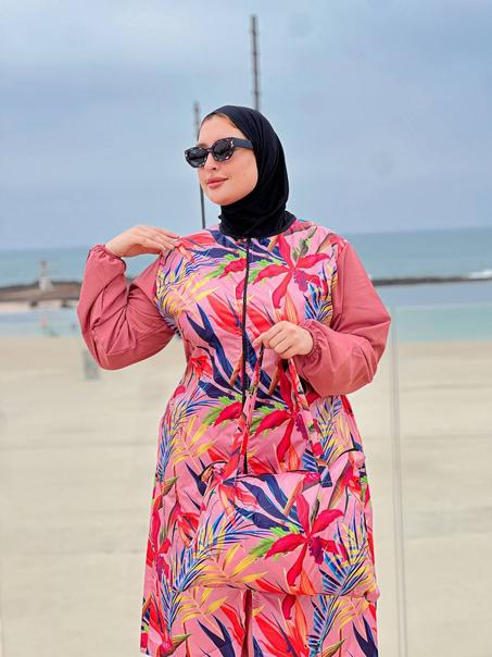 *🧕 بروكيني 4 قطع أنيق ومريح – توصيل مجاني حتى لباب دارك! 🚚✨