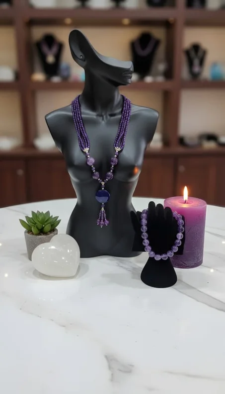 طقم أميثيست الساحر الفاخر