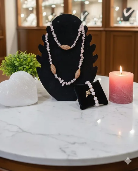 طقم روز كوارتز