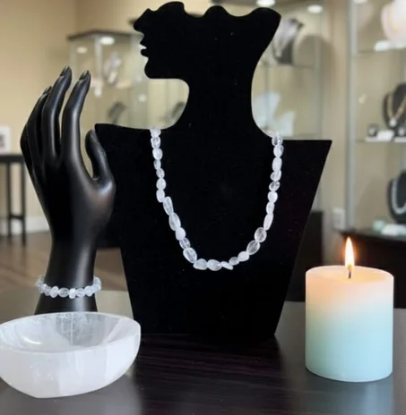 طقم الأكوامارين الطبيعي