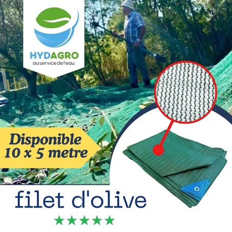 شبكة جني الزيتون FILRT RECOLTE D'OLIVE 10X5m