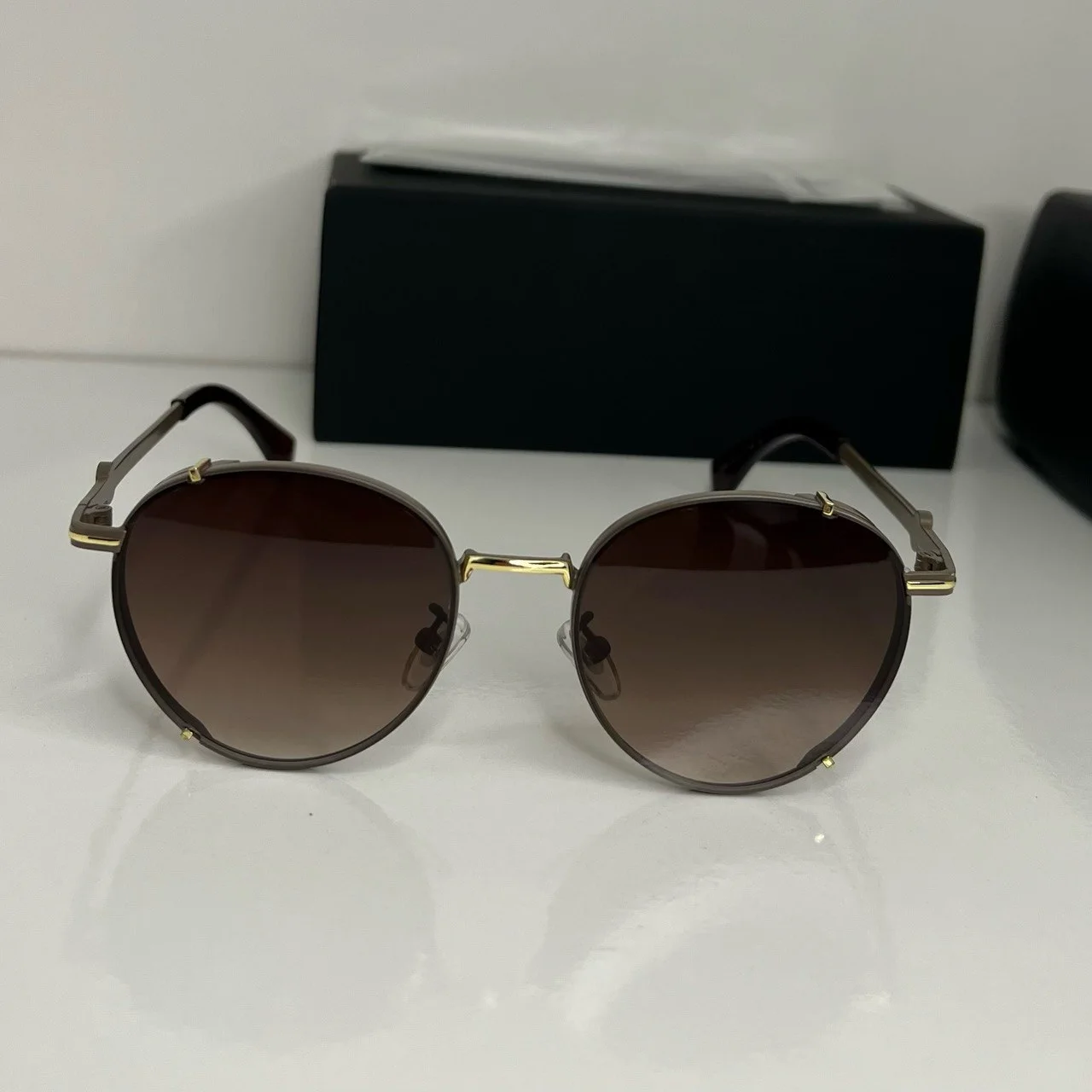 Lunettes Titan Marron