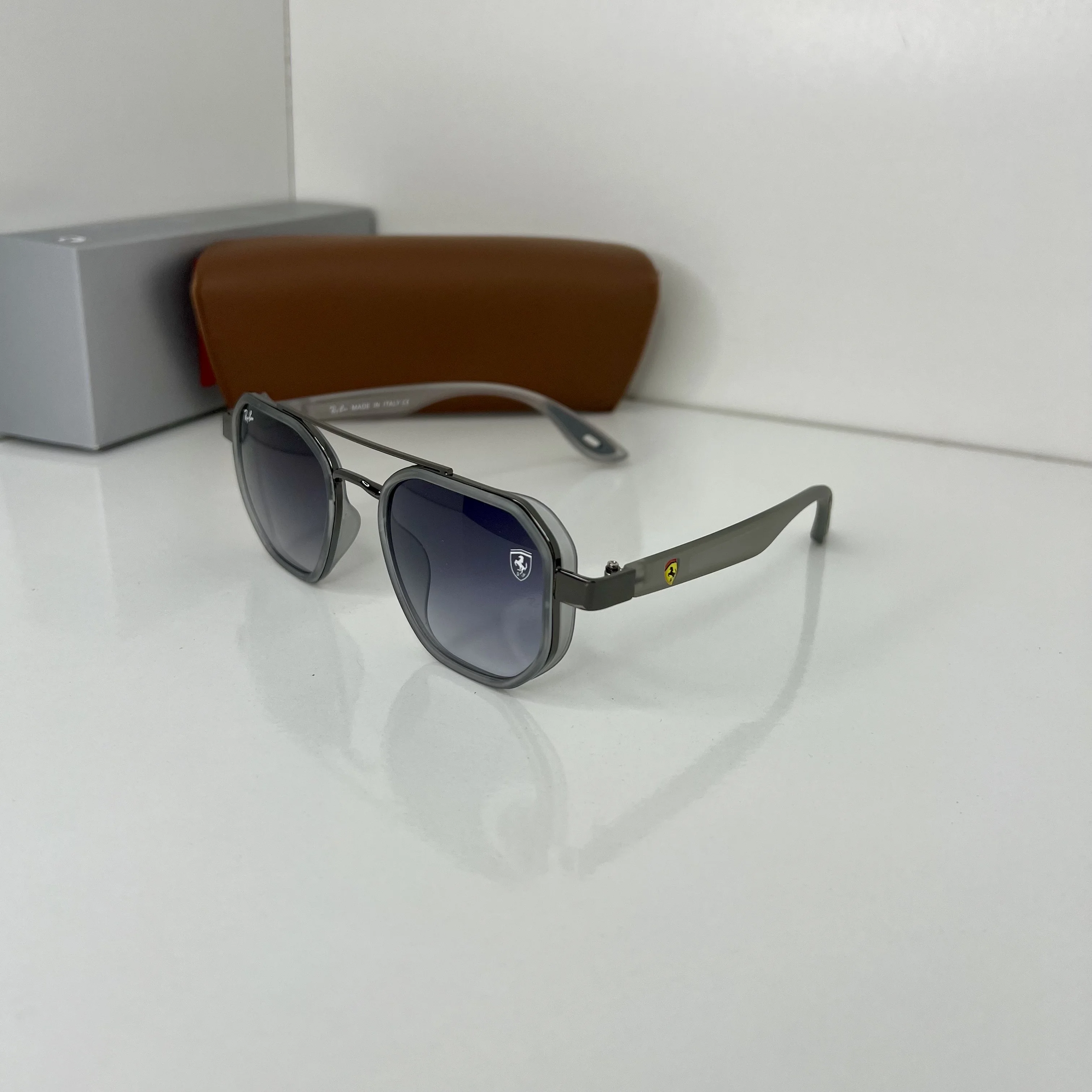 Lunettes Shadow Gris Bleu