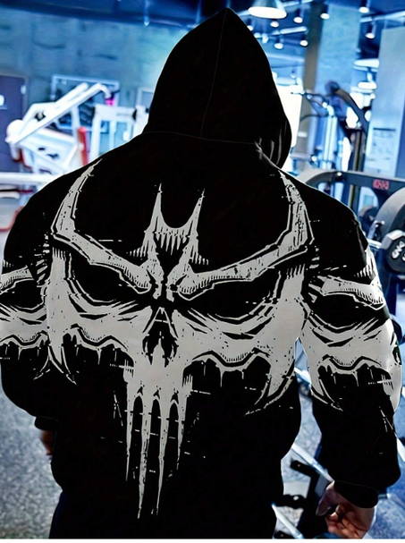 Manfinity Dauomo Men's Hooded Sweatshirt, Simple Fashion Casual For Everyday