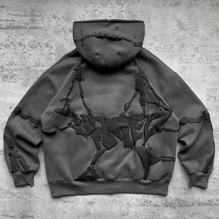 Flash Diamond Oversized Hoodie