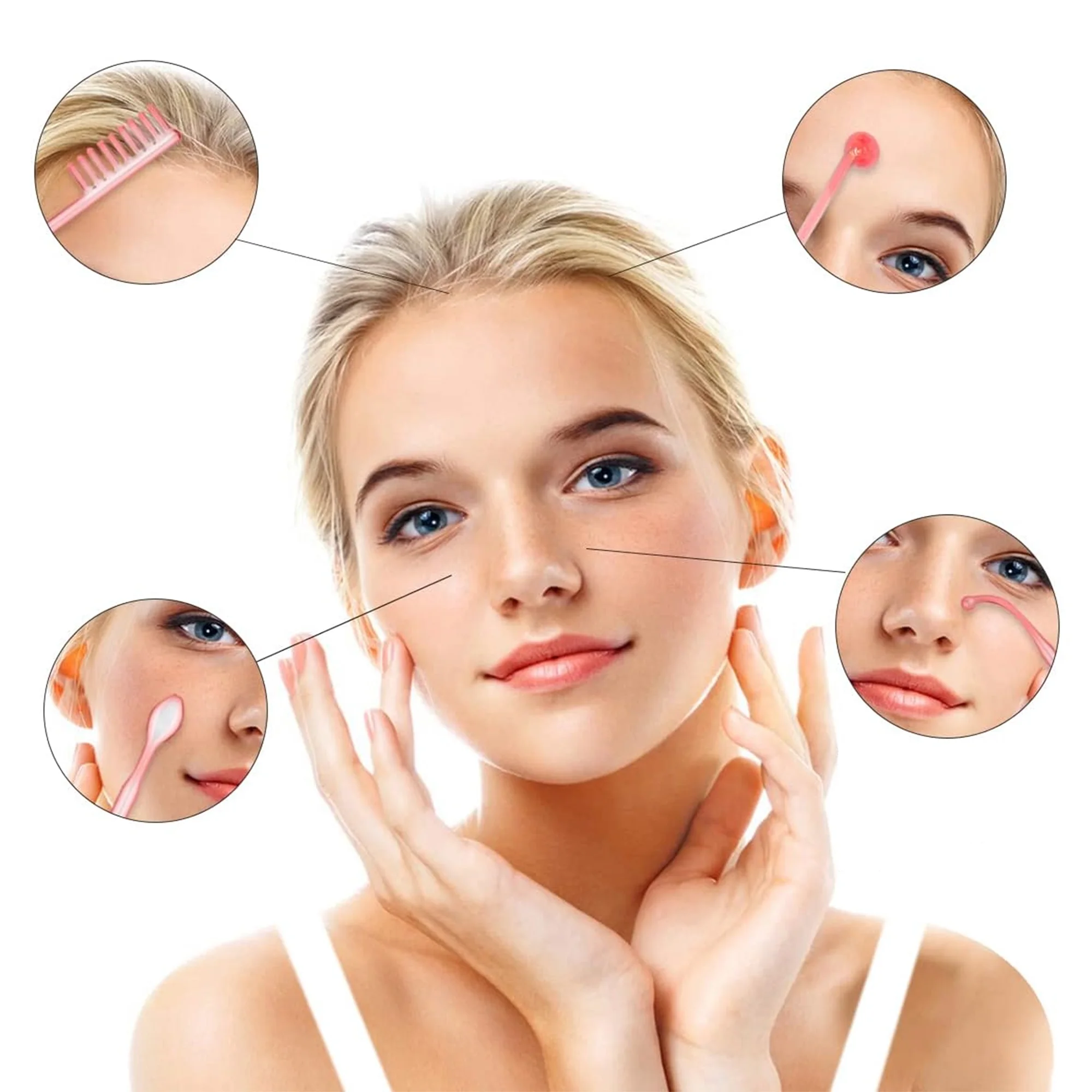 جهاز تجميل عالي التردد 5 في 1, لعلاج جميع عيوب البشرة والشعر