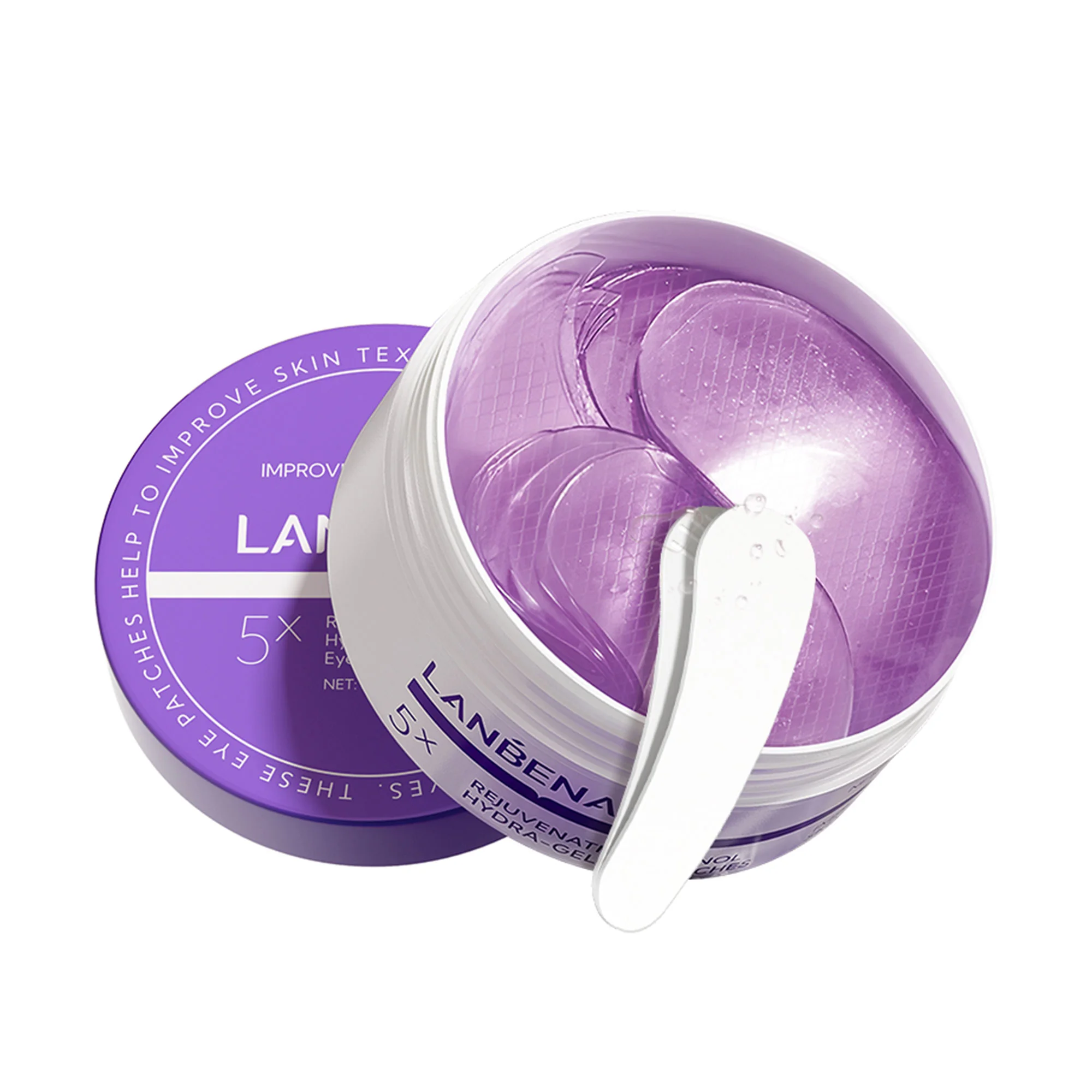 لان بينا قناع جل كولاجين للعين للعيون المنتفخة والهالات السوداء