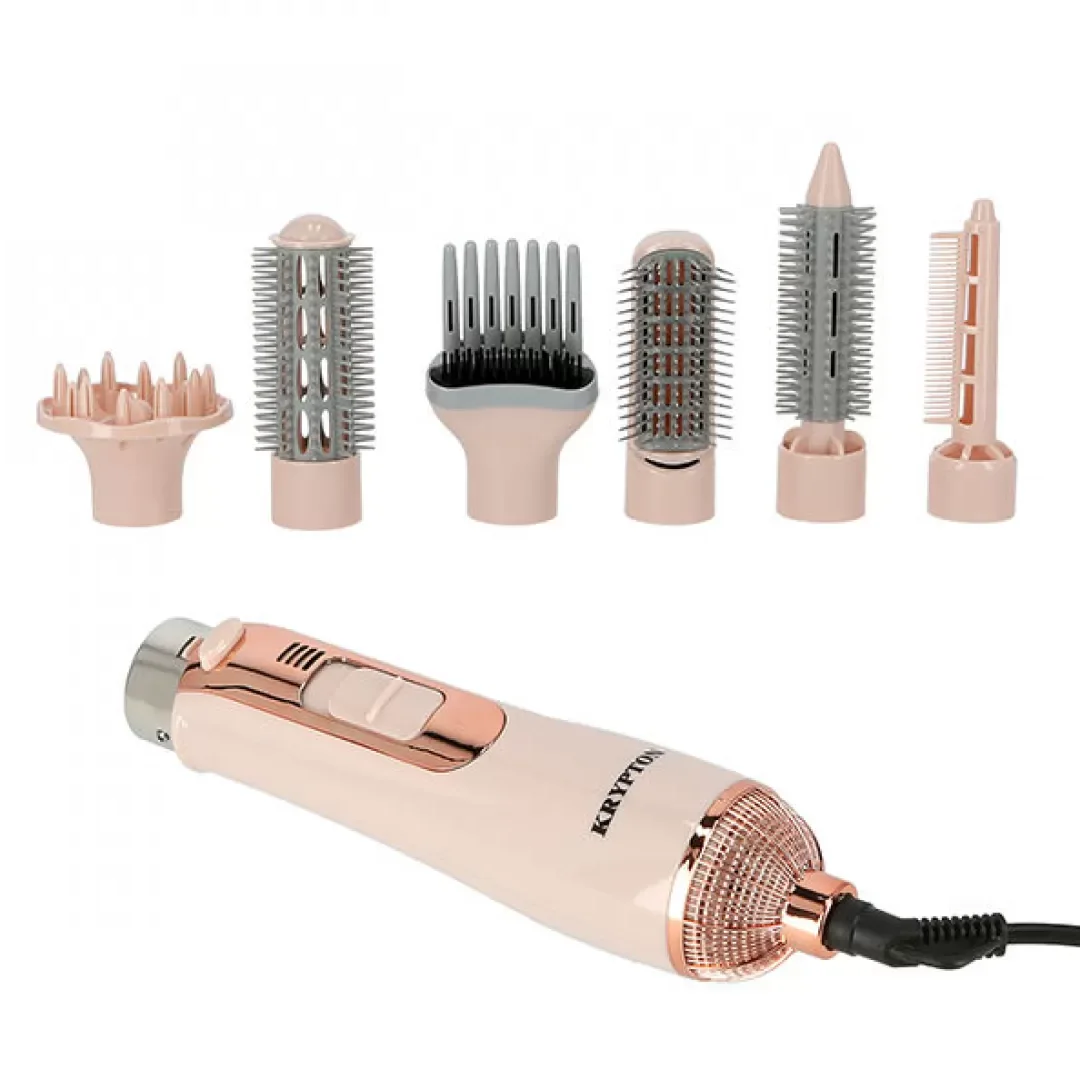 مجموعة تصفيف وتجعيد الشعر 7 في 1