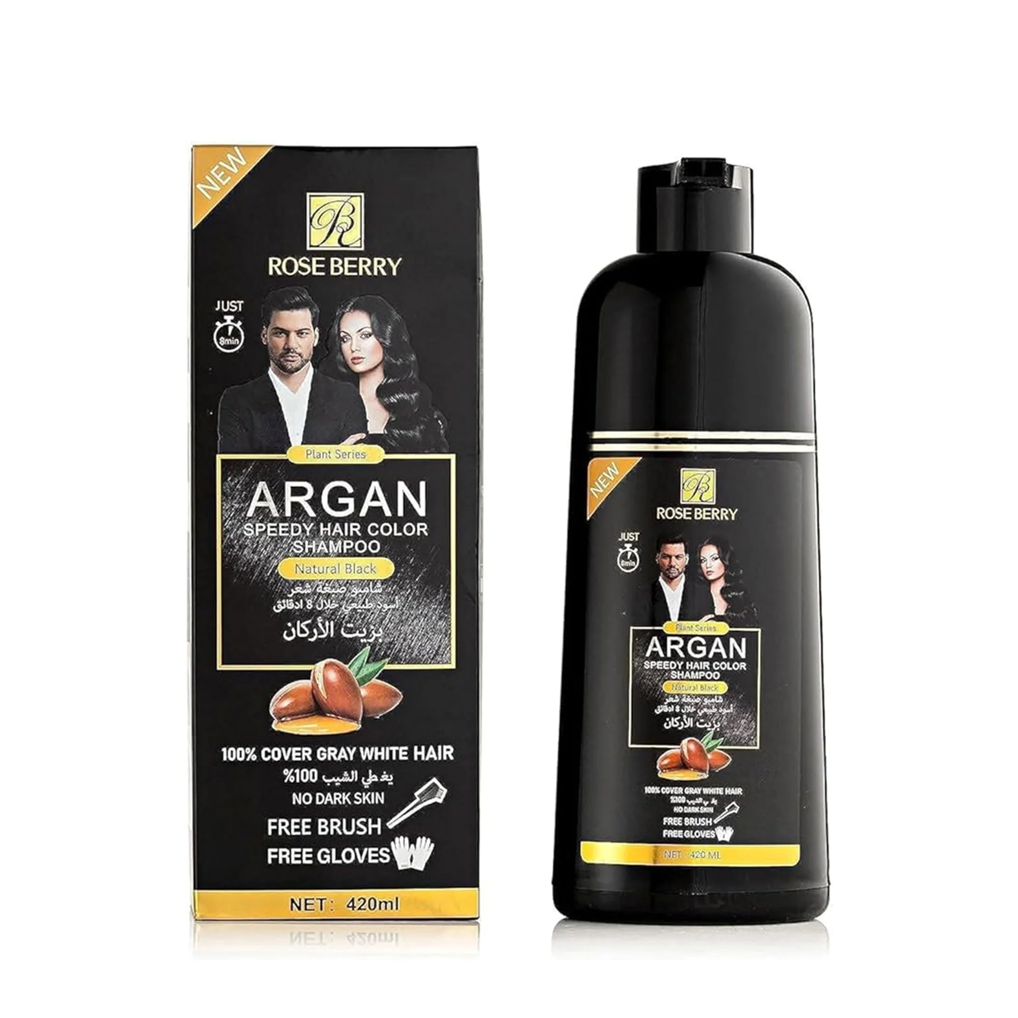 شامبو صبغ الشعر من Dr Joon - لون أسود