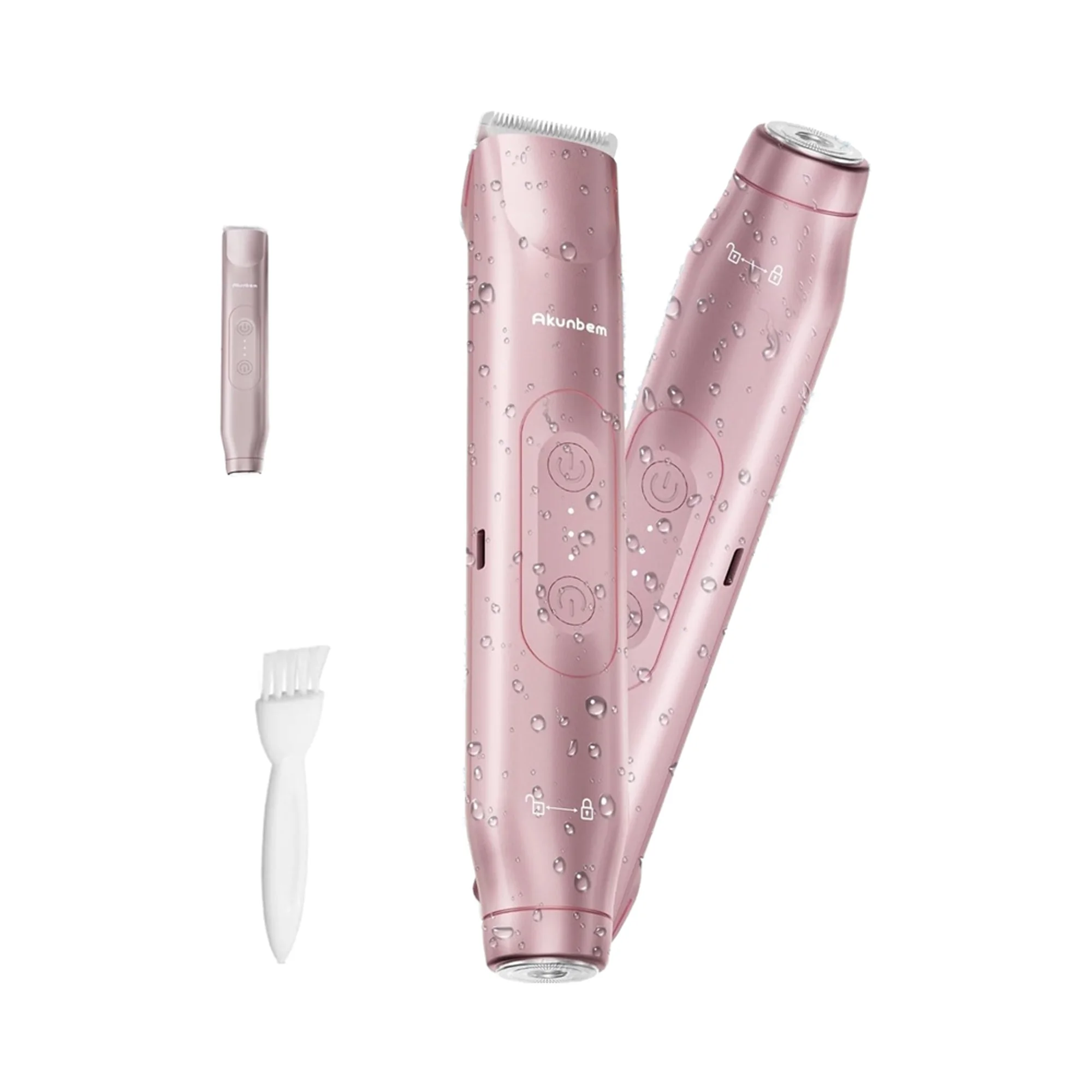 ماكينة حلاقة كهربائية 2 في 1 للنساء