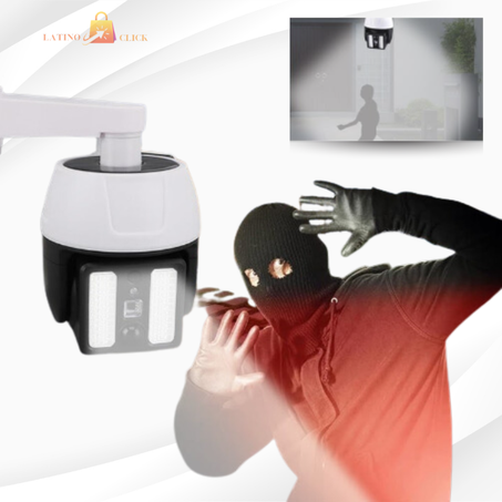 Lámpara solar de vigilancia con control remoto