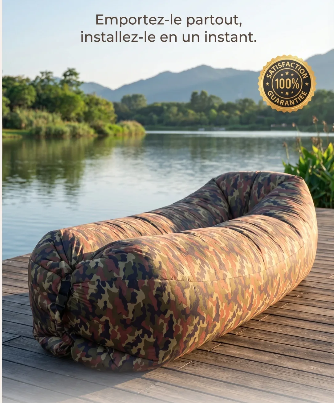 Canapé gonflable extensible