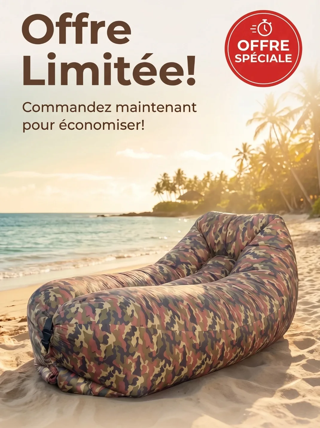 Canapé gonflable extensible