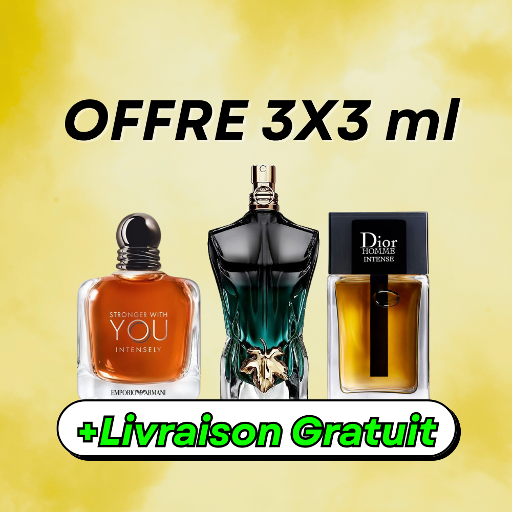 3x 3 ml offre+ LIVRAISON GRATUIT