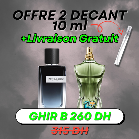 PACK 2 Decant 10ml  + LIVRAISON GRATUIT