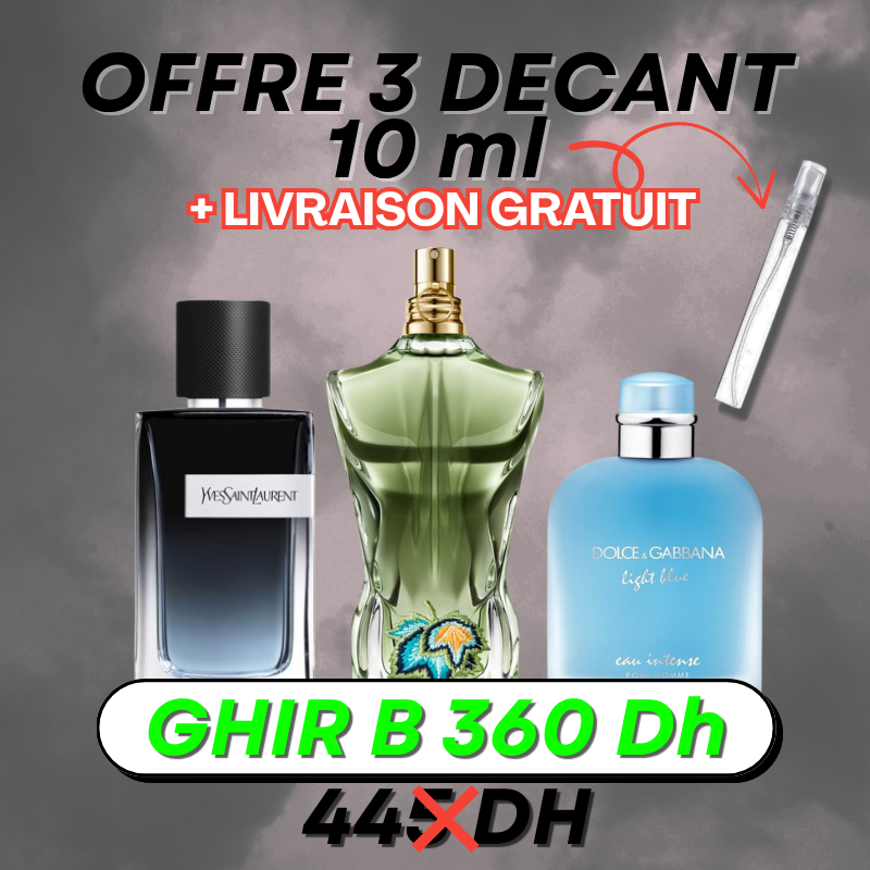 PACK 3 Decant 10ml + LIVRAISON GRATUIT 1