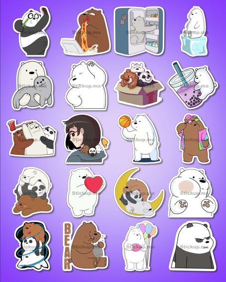 We Bare Bears Stickers