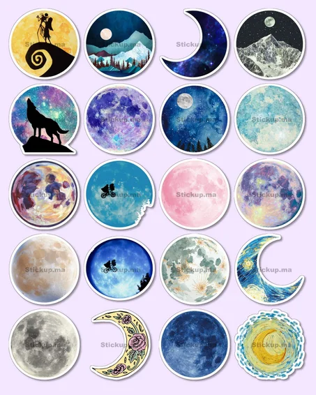 The Moon Stickers
