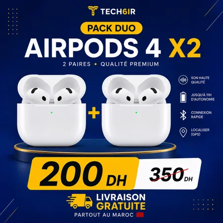 Pack Duo AirPods 4