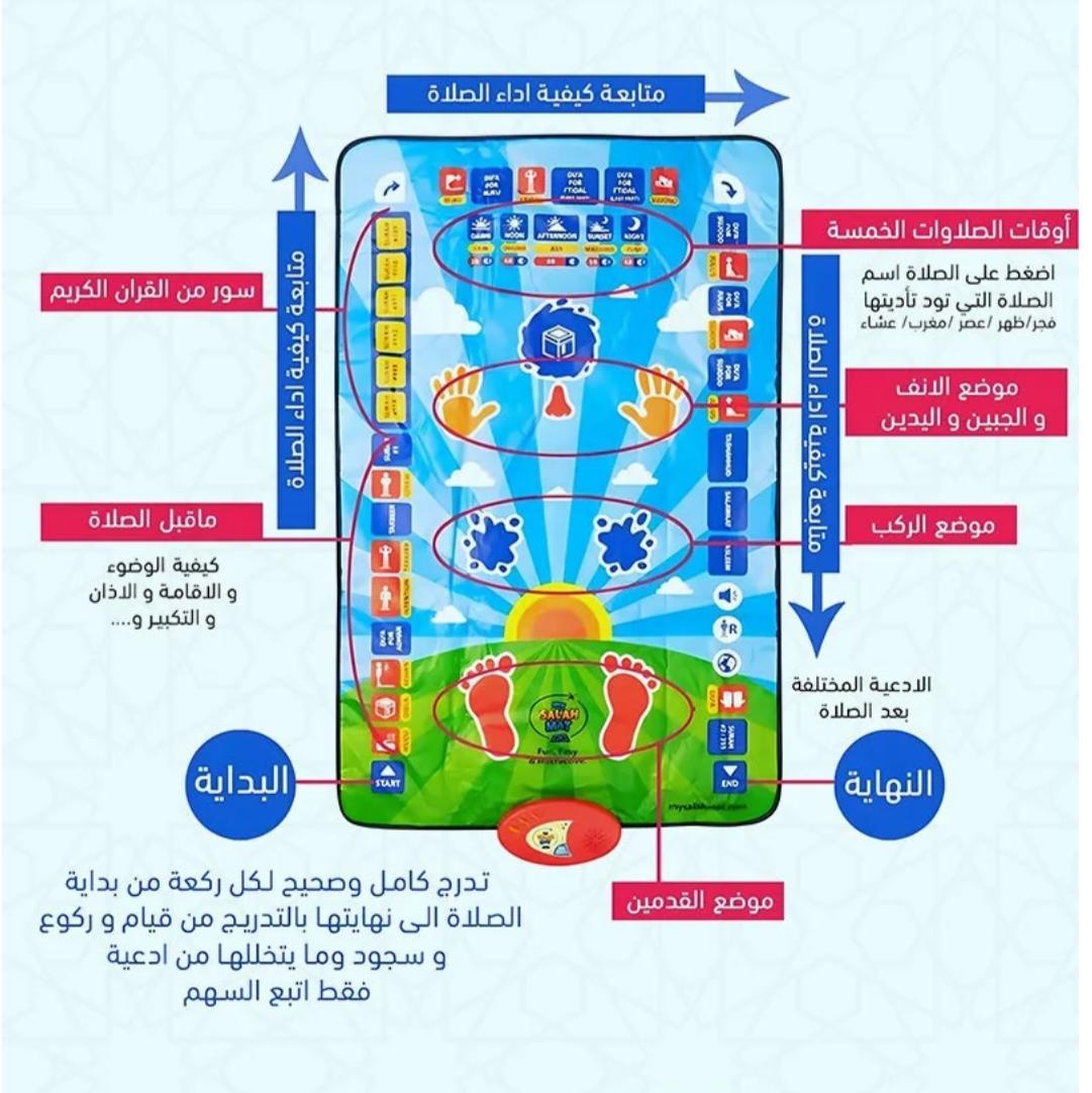 سجادة الصلاة الذكية  للاطفال