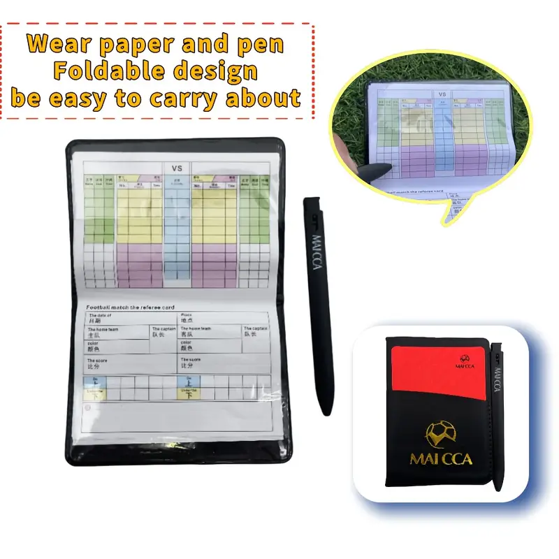 بطاقات الحكم لكرة القدم  من  les cartes d'arbitre- MAICCA