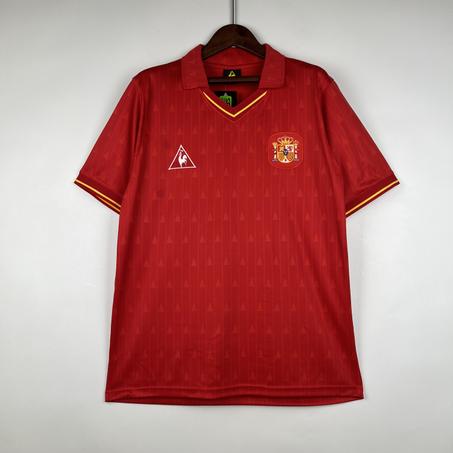 Retro Spain 1988-1991 Home Football Jersey - Classic Red