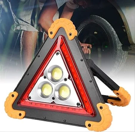 مثلث الإطار ضوء الطوارئ سلامة السيارة بالطاقة الشمسية