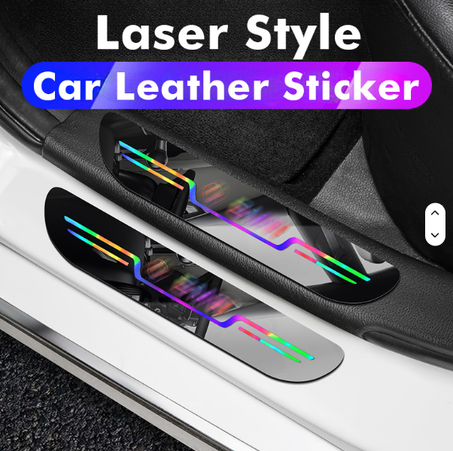 Luxury Acrylic  Car Door Step Guard واقي عتبة السيارة فاخر