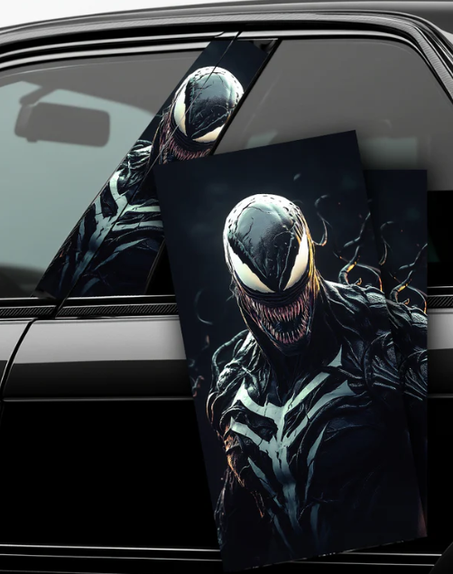 Venom - Car Doors Pillar Decals