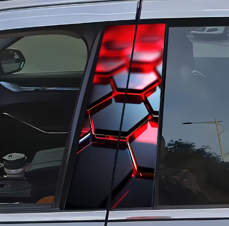 Car Technology - Car Doors Pillar Decals